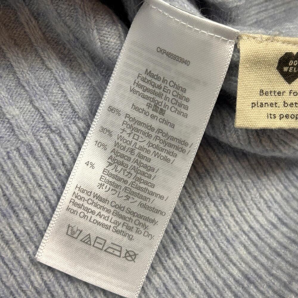 Madewell Light Heather Gray Ribbed Button Cardigan - Picture 7 of 8